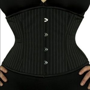 Orchard Corset Pinstripe Waist Trainer Size 22